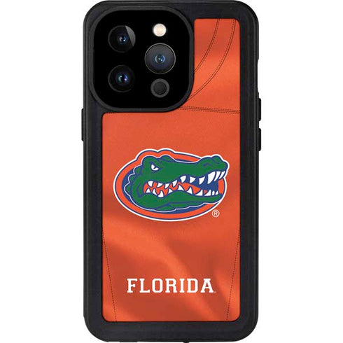 University of Florida Orange Jersey iPhone 15 Pro Waterproof Case